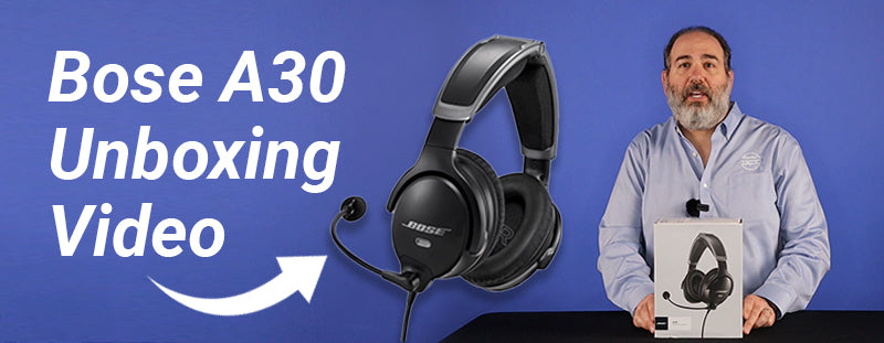 Bose A30 Aviation Headset Unboxing
