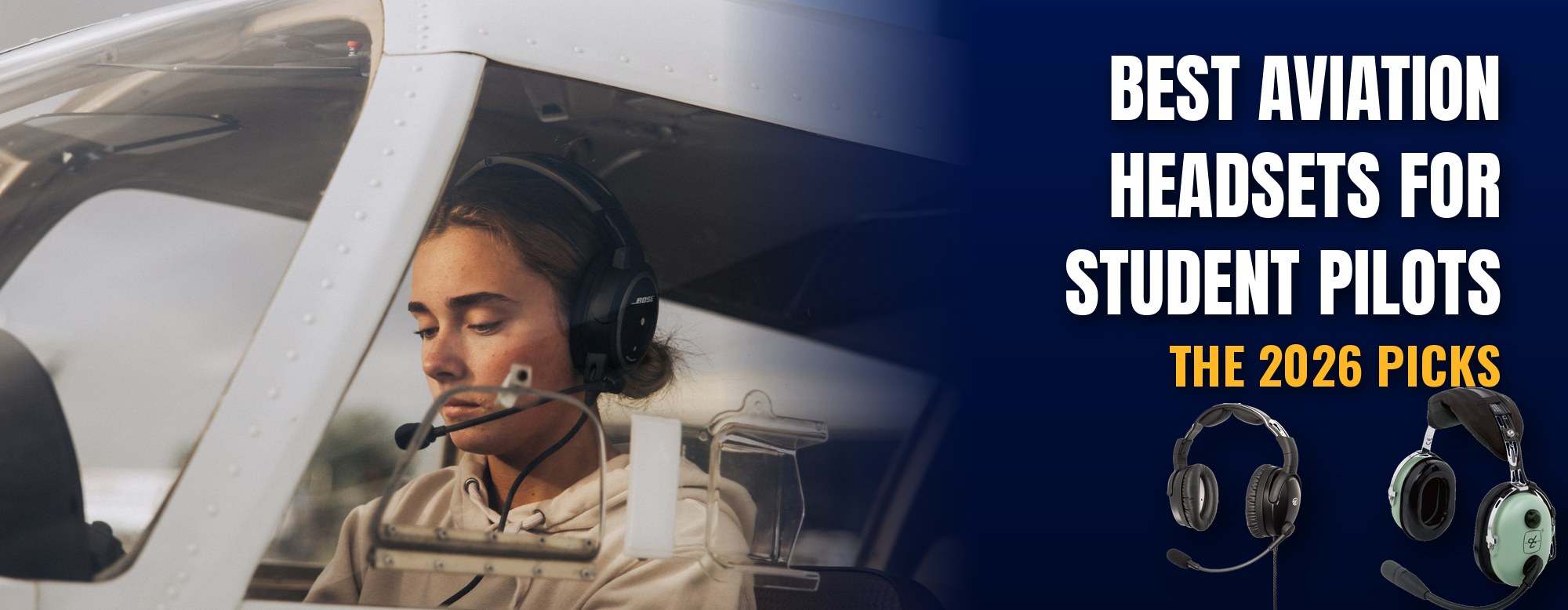 Best Aviation Headset for Student Pilots (2026): Top Picks