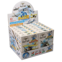 Pilot Toys 12 Airplane Wind-Up 3D Puzzles with Display Box
