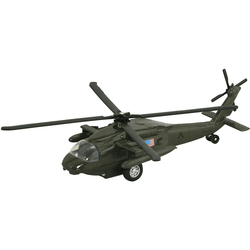 Helicóptero Blackhawk Helicóptero fundido a presión con retroceso de 10,5" (1 pieza. Estilos surtidos)