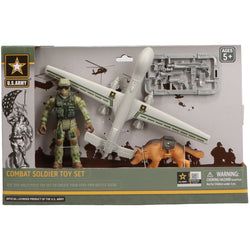 U.S. Army Soldier, UAV and Dog Toy Set