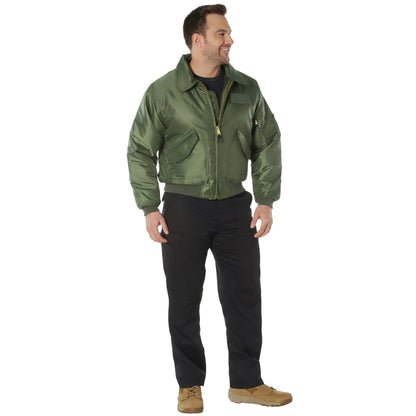 Jaqueta de voo militar de nylon CWU 45-P