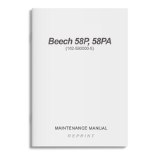Essco Aircraft Aircraft Manual Beech 58P,58PA Maintenance Manual (102-590000-5)