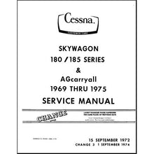Essco Aircraft Aircraft Manual Cessna 180 & 185 Skywagon 1969-1975 Service Manual
