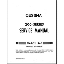 Essco Aircraft Aircraft Manual Cessna 200 Series 1960-65 Maintenance Manual