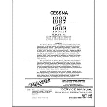 Essco Aircraft Aircraft Manual Cessna 320 Skyknight 1966-1968 Maintenance Manual