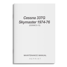 Essco Aircraft Aircraft Manual Cessna 337G Skymaster 1974-76 Maintenance Manual (D2506C3-13)