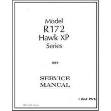 Essco Aircraft Aircraft Manual Cessna R172 Hawk XP Series 1977 Maintenance Manual (D2013-13)