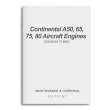 Essco Aircraft Aircraft Manual Continental A50,65,75,80 Aircraft Engines Maintenance & Overhaul (COA50,65,75,80M)