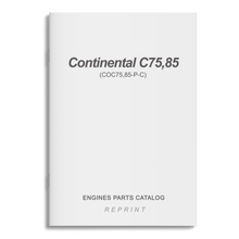 Essco Aircraft Aircraft Manual Continental C75,85 Engines Parts Catalog (COC75,85-P-C)