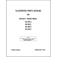 Essco Aircraft Aircraft Manual Continental GO-300 Series Parts Catalog (X-30020)