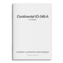 Essco Aircraft Aircraft Manual Continental IO-346-A Series Engines Illustrated Parts Manual (X-30028)