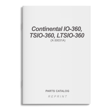 Essco Aircraft Aircraft Manual Continental IO-360,TSIO-360,LTSIO-360 Parts Catalog (X-30031A)