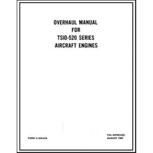 Essco Aircraft Aircraft Manual Continental TSIO-520 Series 1982 Overhaul Manual (X30042A)