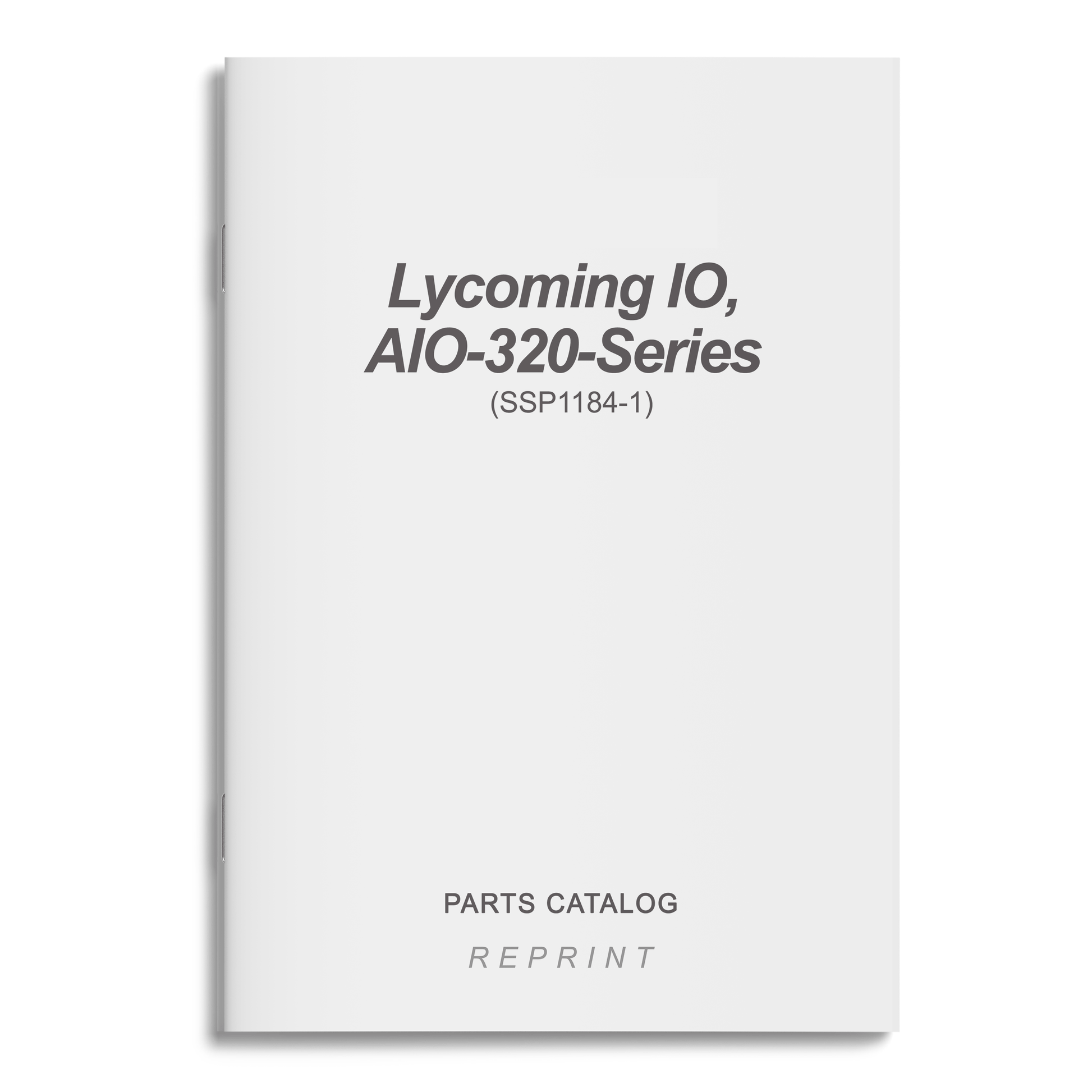 Essco Aircraft Aircraft Manual Lycoming IO, AIO-320-Series Parts Catalog (SSP1184-1)