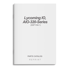 Essco Aircraft Aircraft Manual Lycoming IO, AIO-320-Series Parts Catalog (SSP1184-1)