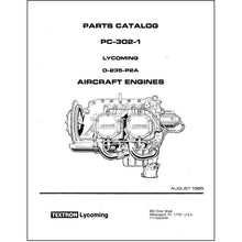 Essco Aircraft Aircraft Manual Lycoming O-235-P2A 1985 Parts Catalog PC-302-1 (PC-302-1)