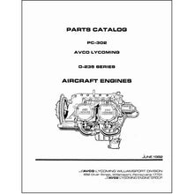 Essco Aircraft Aircraft Manual Lycoming O-235 Series 1982 Parts Catalog PC-302 (PC-302)