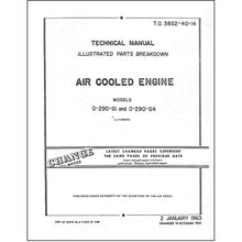 Essco Aircraft Aircraft Manual Lycoming O-290-G1, -G4 Illustrated Parts (38G2-40-14)