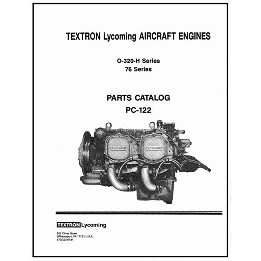 O320H Parts Catalog PC122 Essco Enhanced