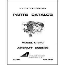 Essco Aircraft Aircraft Manual Lycoming O-340 Series, 1970 Parts Catalog PC-105 (PC-105)
