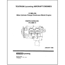 Essco Aircraft Aircraft Manual Lycoming O-360-J2A 1996 Parts Catalog PC-306-11 (PC-306-11)