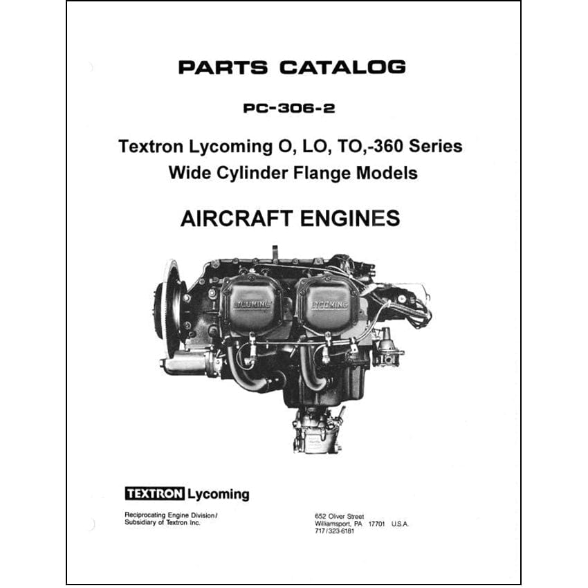 O360 Parts Catalog PC3062A Essco Aircraft