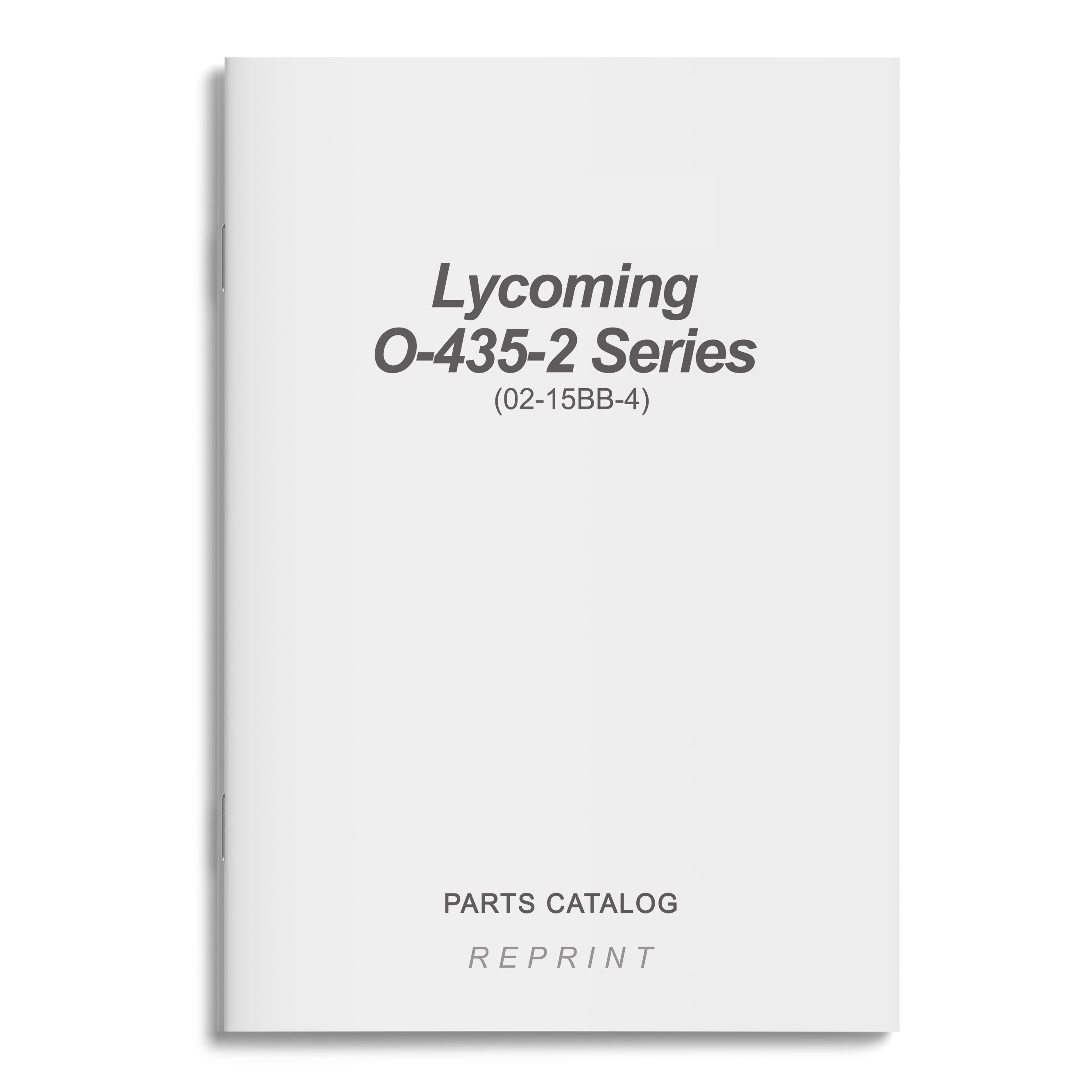 Essco Aircraft Aircraft Manual Lycoming O-435-2 Series Parts Catalog (02-15BB-4)