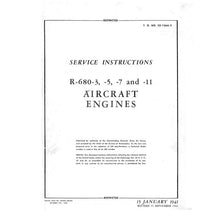 Essco Aircraft Aircraft Manual Lycoming R-680-3,-5,-7,&-11 Maintenance Manual (02-15AA-2)