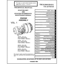 Essco Aircraft Aircraft Manual Lycoming T53-L-11C, -11D, -13B, T53L-703 Intermediate Maintenance Manual (55-2840-229-23-1)