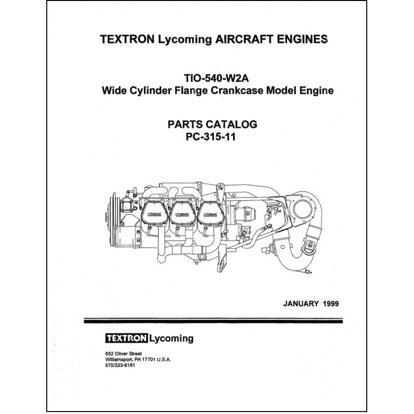 TIO540W2A Parts Catalog PC31511 Reprint Essco