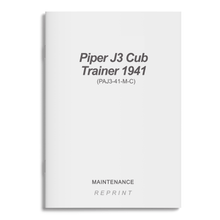 Essco Aircraft Aircraft Manual Piper J3 Cub Trainer 1941 Maintenance (PAJ3-41-M-C)