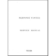 Essco Aircraft Aircraft Manual Piper PA25-150,235,260 Pawnee Maintenance Manual (753-520)
