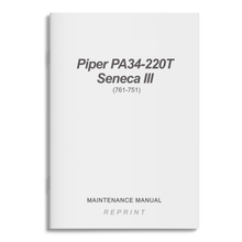 Essco Aircraft Aircraft Manual Piper PA34-220T Seneca III Maintenance Manual (761-751)