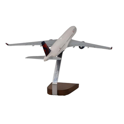 High Flying Models Aircraft Models Airbus A350-900 Delta Air Lines Large Mahogany Model