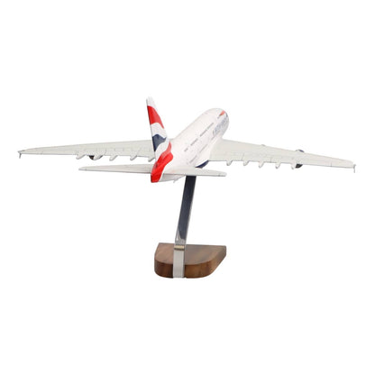 High Flying Models Aircraft Models Airbus A380 British Airways Large Mahogany Model