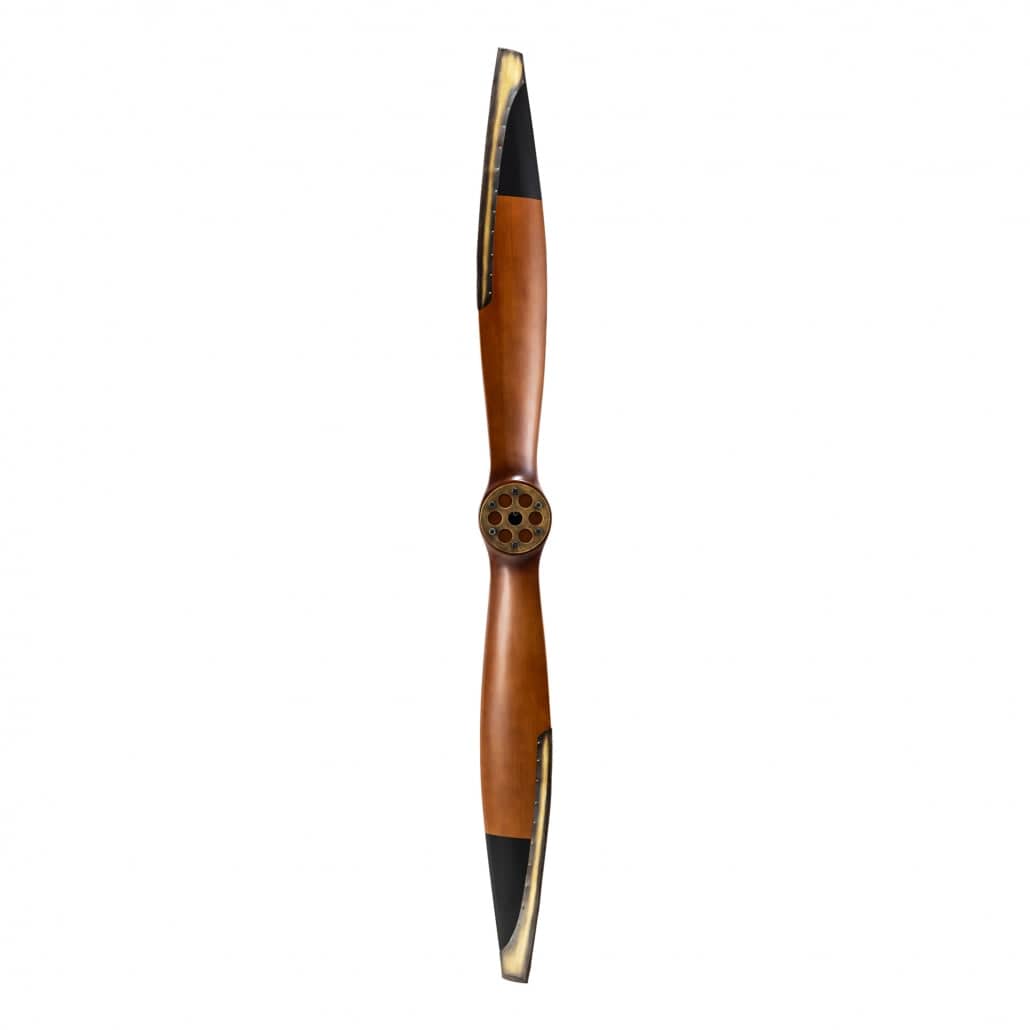 Authentic Models Aircraft Models Authentic Models Black Vintage Flight Propeller, Large AP187, 73 Inch