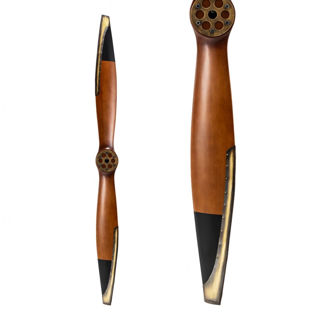 Authentic Models Aircraft Models Authentic Models Black Vintage Flight Propeller, Large AP187, 73 Inch