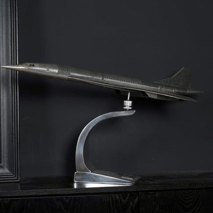 Authentic Models Aircraft Models Authentic Models Concorde AP460: Elegant Polished Aluminum Replica