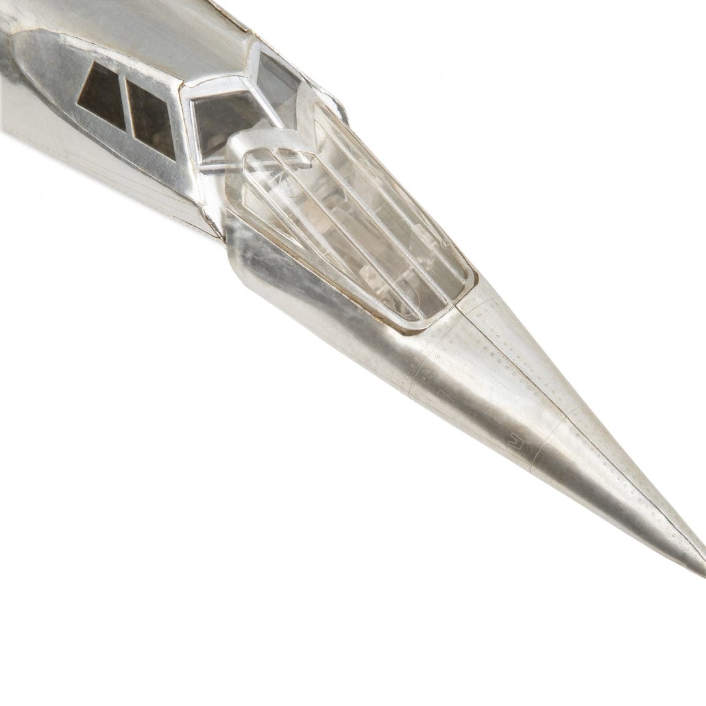 Authentic Models Aircraft Models Authentic Models Concorde AP460: Elegant Polished Aluminum Replica
