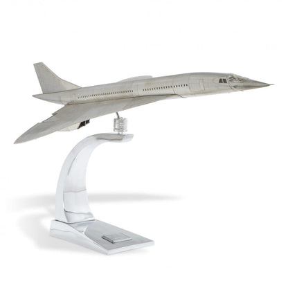 Authentic Models Aircraft Models Authentic Models Concorde AP460: Elegant Polished Aluminum Replica