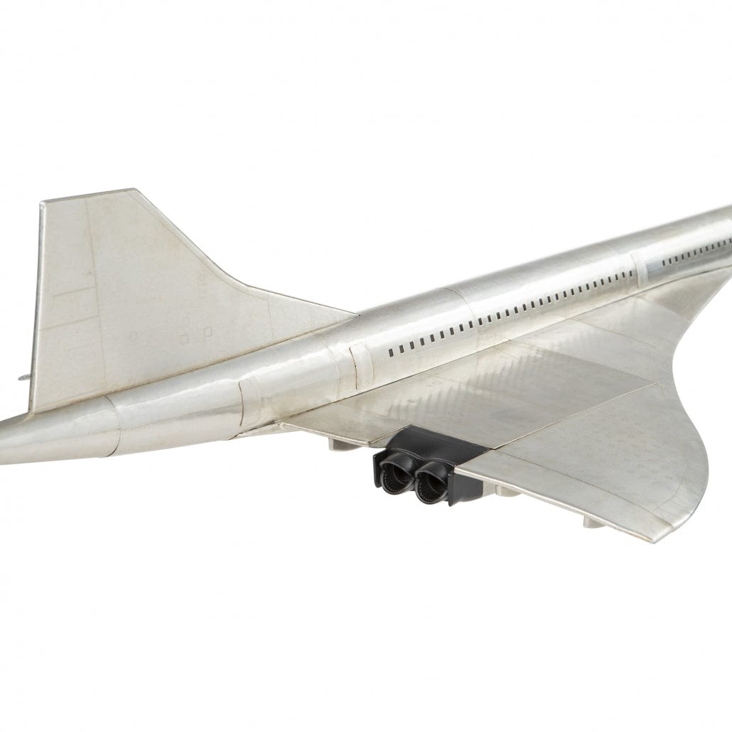 Authentic Models Aircraft Models Authentic Models Concorde AP460: Elegant Polished Aluminum Replica