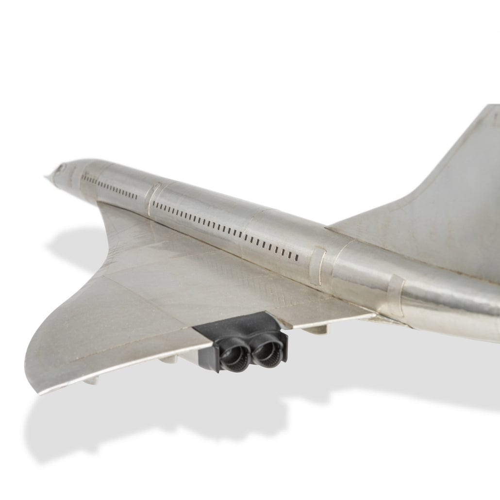 Authentic Models Aircraft Models Authentic Models Concorde AP460: Elegant Polished Aluminum Replica