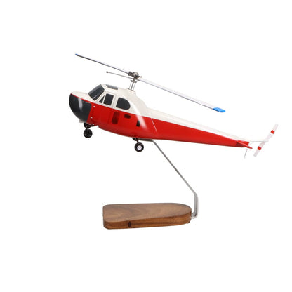 High Flying Models Aircraft Models Bell 47 Large Mahogany Model