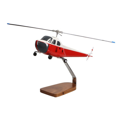 High Flying Models Aircraft Models Bell 47 Large Mahogany Model