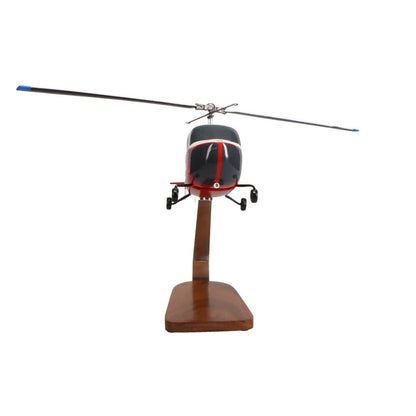 High Flying Models Aircraft Models Bell 47 Large Mahogany Model