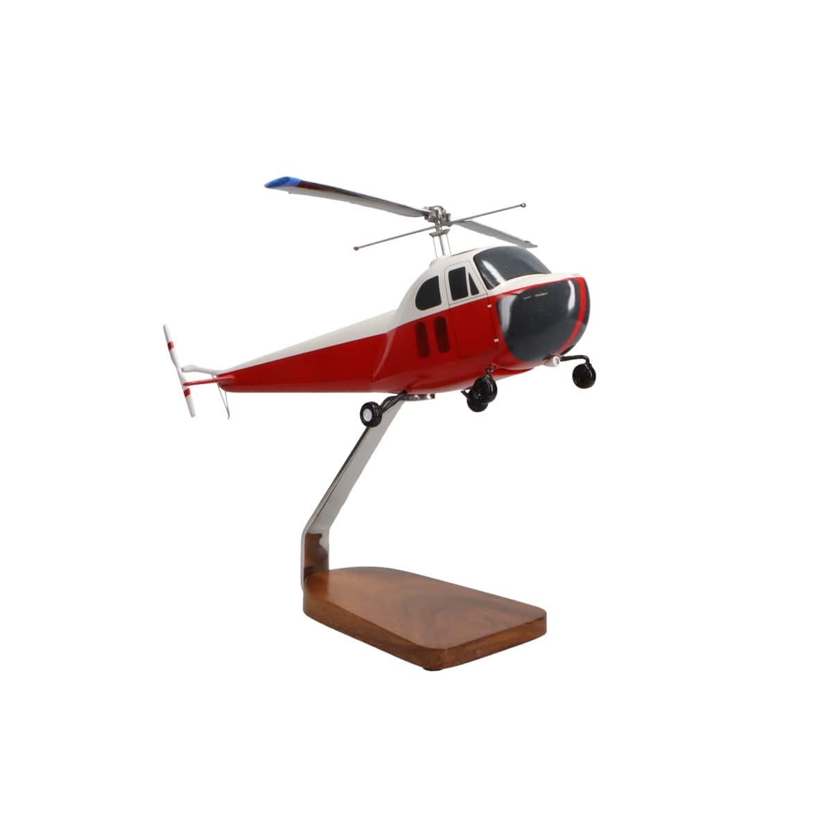 High Flying Models Aircraft Models Bell 47 Large Mahogany Model