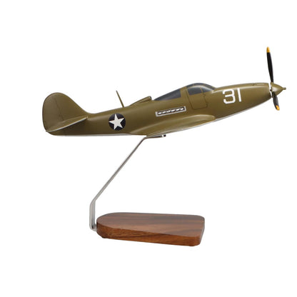High Flying Models Aircraft Models Bell P-39 Aircobra Large Mahogany Model