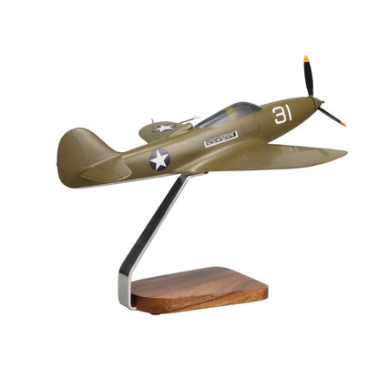 High Flying Models Aircraft Models Bell P-39 Aircobra Large Mahogany Model