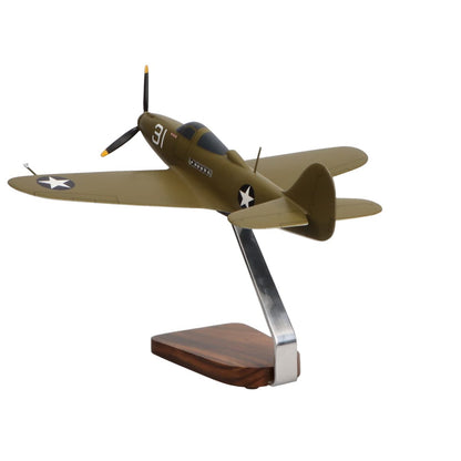 High Flying Models Aircraft Models Bell P-39 Aircobra Large Mahogany Model